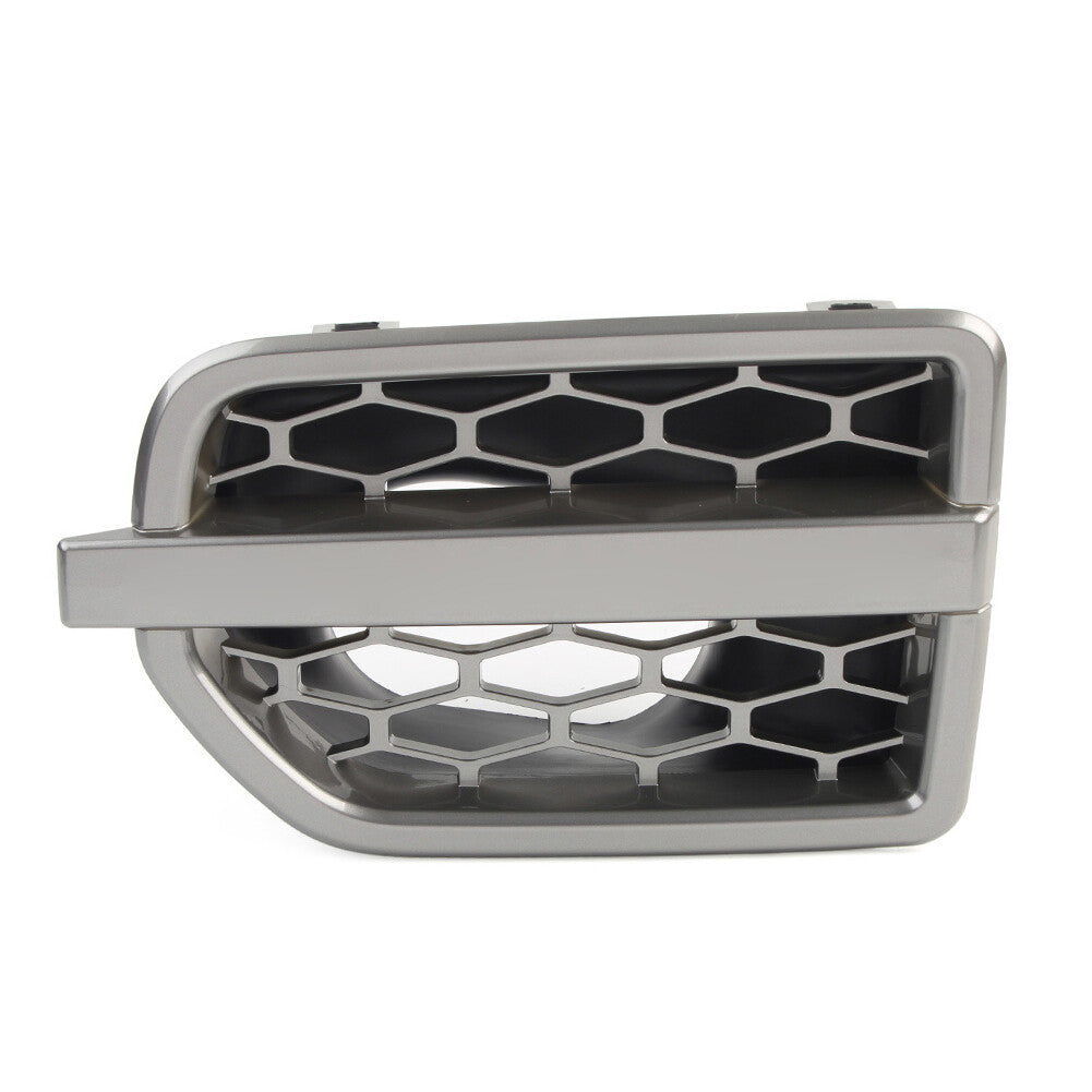 Gray Front Grille Air Intake Fender Vent Grill for Land Rover LR4 2010-2016 Left