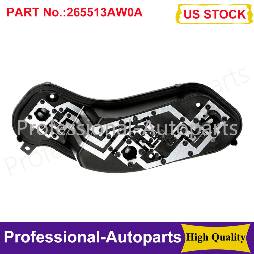 1PCS Black Rear Right Taillight Socket Assembly for Nissan Versa 265513AW0A