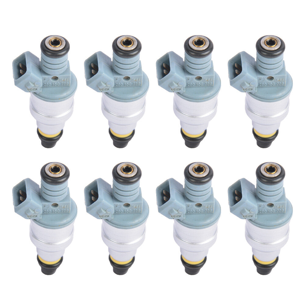 8x Fuel Injectors Set 0280150759 for 1988-1991 for Ford 7.5L V8 460