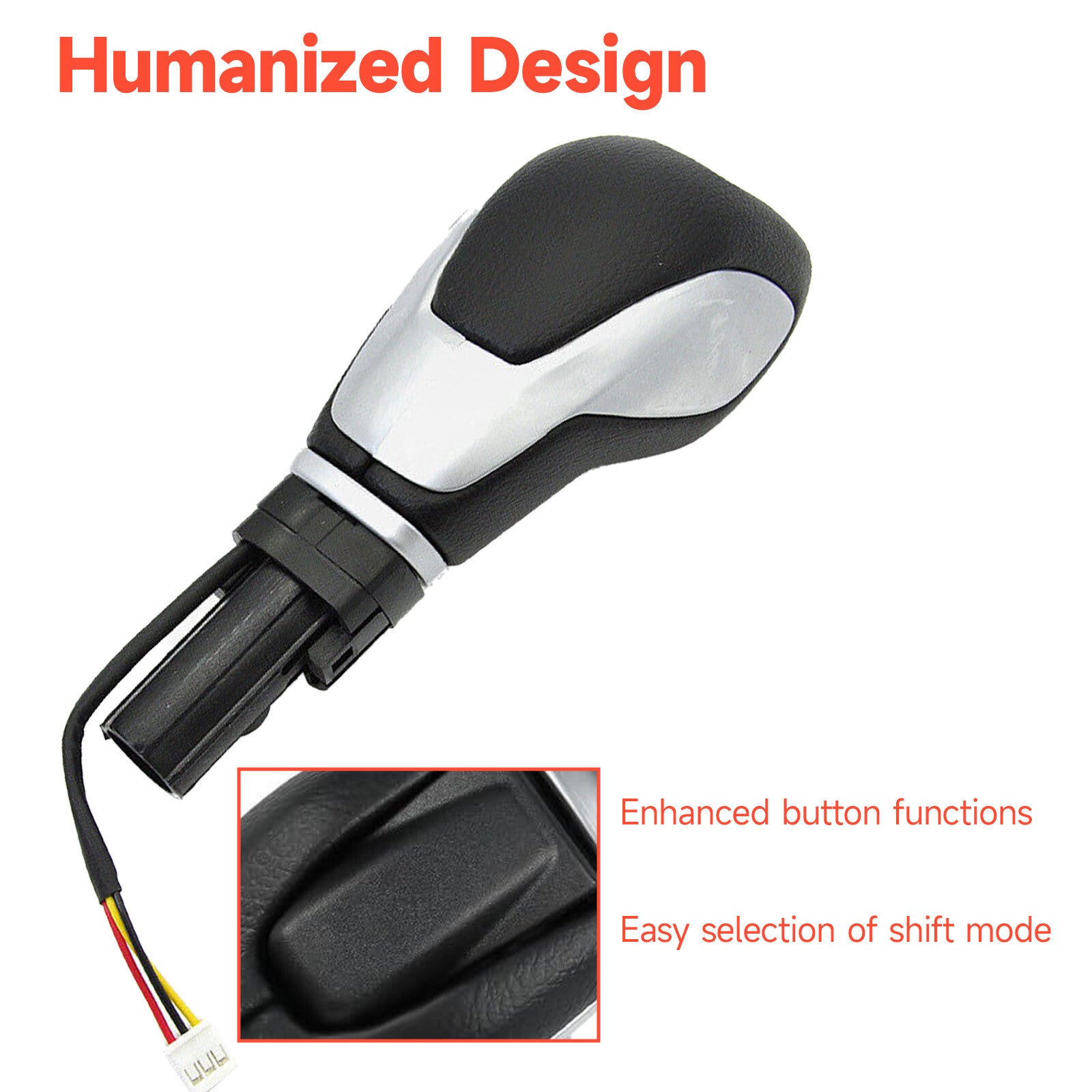 Car Gear Shifter Lever Knob for Ford 2013-2015 Escape Fiesta Auto Transmission