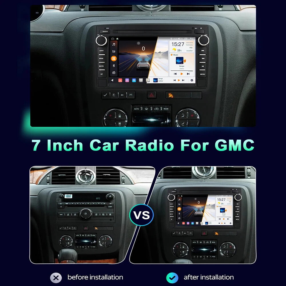 Android CarPlay Car Stereo Radio for Chevrolet Silverado for GMC GPS Player Screen
