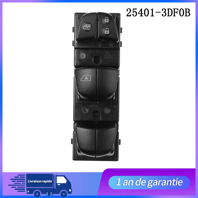 COMMANDE LEVE VITRE AVANT GAUCHE POUR JUKE SENTRA QASHQAI PATHFINDER 254013KA0A