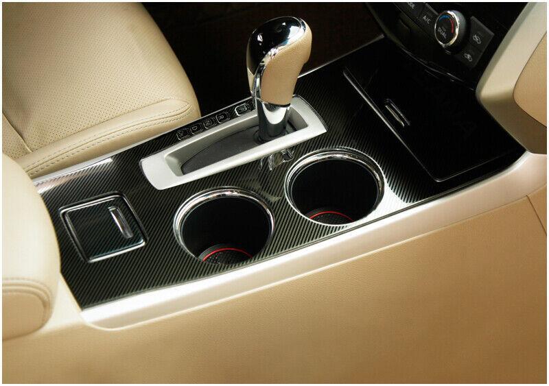 for Nissan Teana Altima 2013-2015 Carbon Fiber Central Console Gear Shift Panel