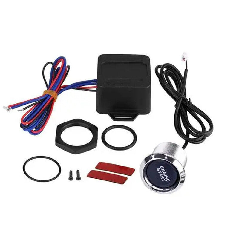 12V Car Engine Start LED Keyless Entry Button Switch Lgnition Starter Trim