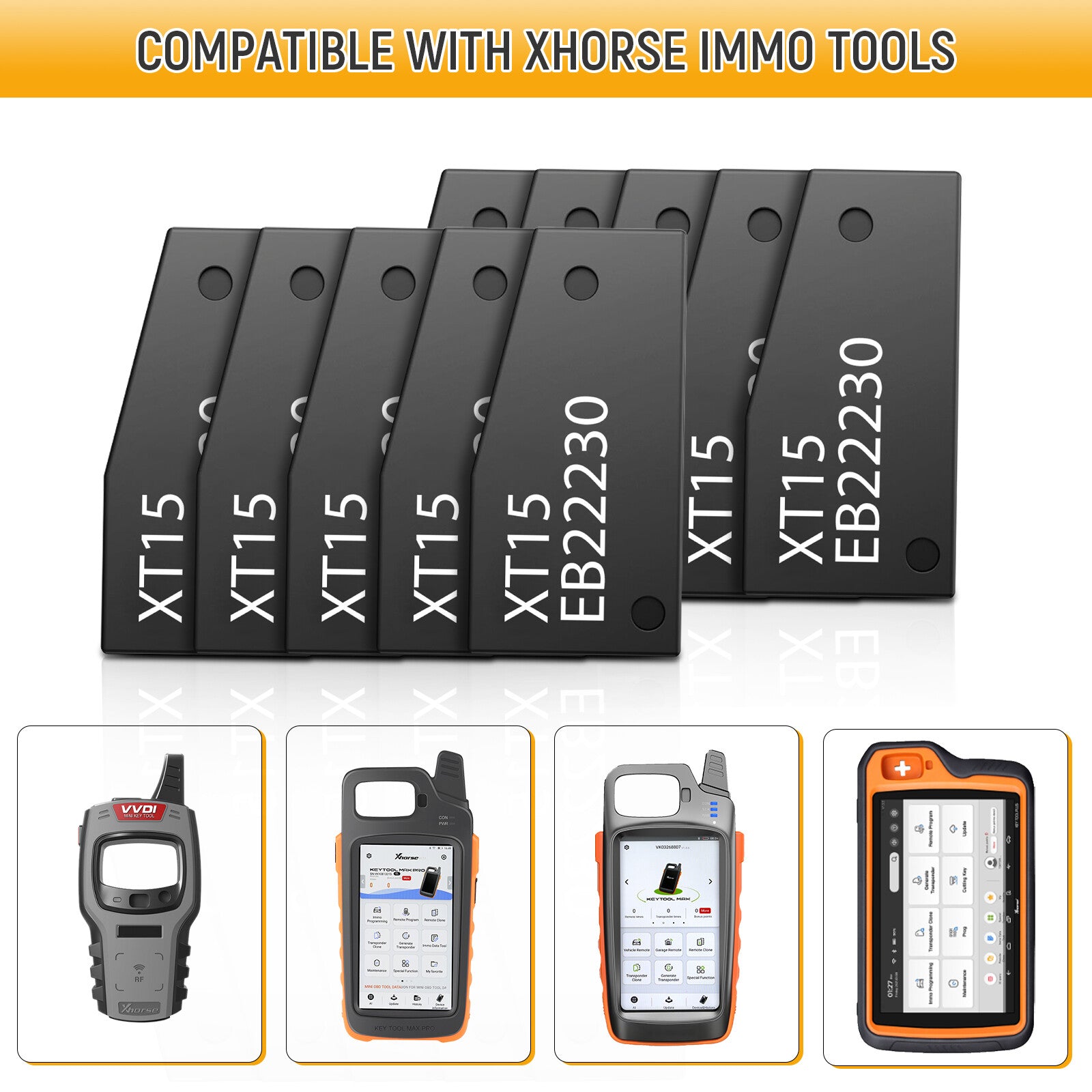 10PCS VVDI 7935 Chip XT15 Transponder Chip for VVDI for Mini Key ToolKey Max