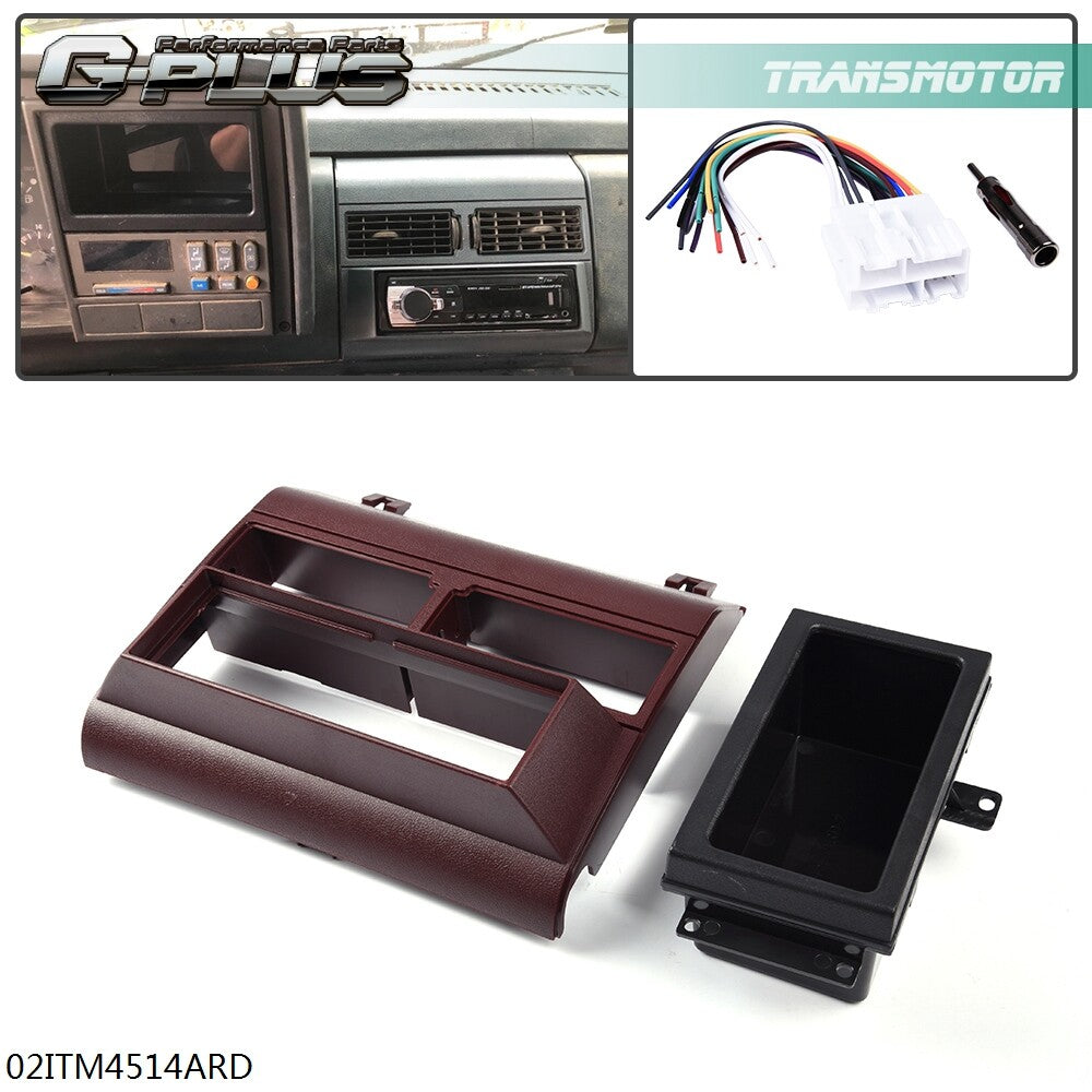Radio Dash (1988-1994) Black and White for Gmc