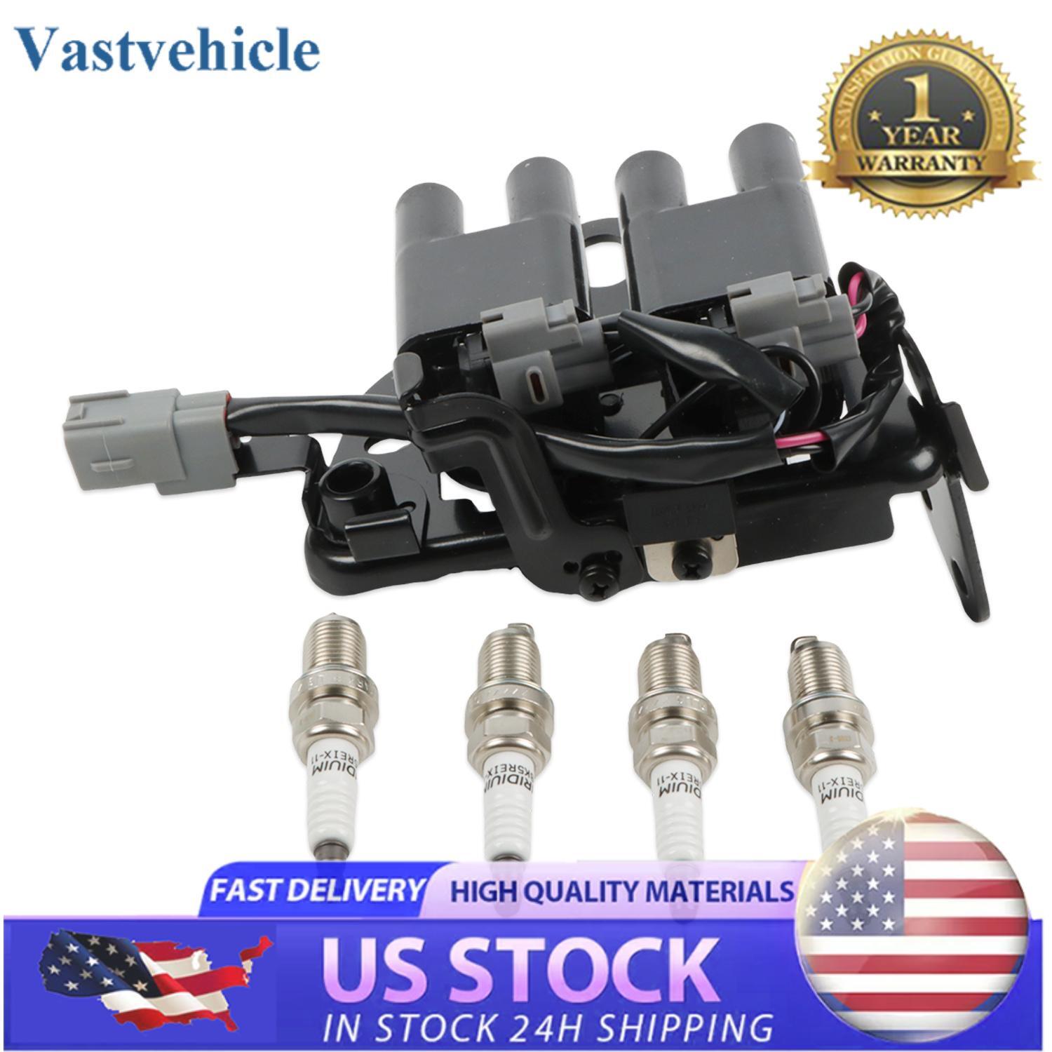 UF419 Ignition Coil + Spark Plug for Hyundai for Elantra for Kia Soul 2003-2012 2.0L