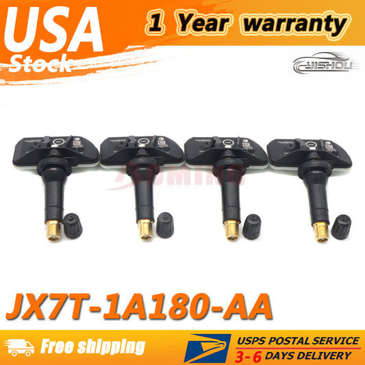 JX7T-1A180-AA Set of 4X Tire Pressure Sensor TPMS for Lincoln 20-22 for Ford Transit
