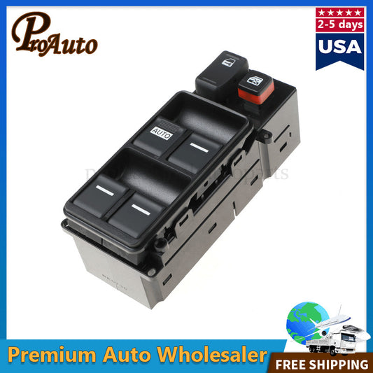 For 2003-2007 for Honda Accord 4 DOOR Master Power Window Switch Control Driver Side