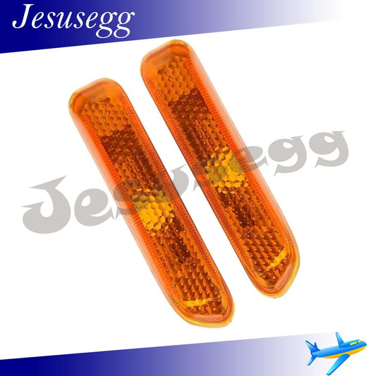 For 1998-06 for BMW E46 Coupe Yellow Sequential LED Side Marker Indicator Light Cap