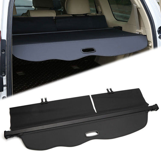 for Toyota Prado FJ150 2010-2018 Rear Trunk Security Cargo Cover Shade Black 1X