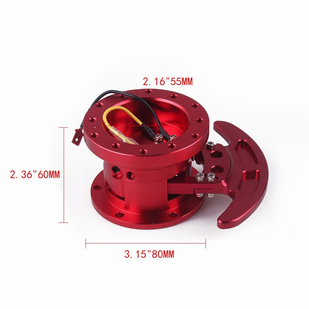 WorksBell Rapfix Flip Up ilt Racing Steering Wheel Quick Release Hub Kit