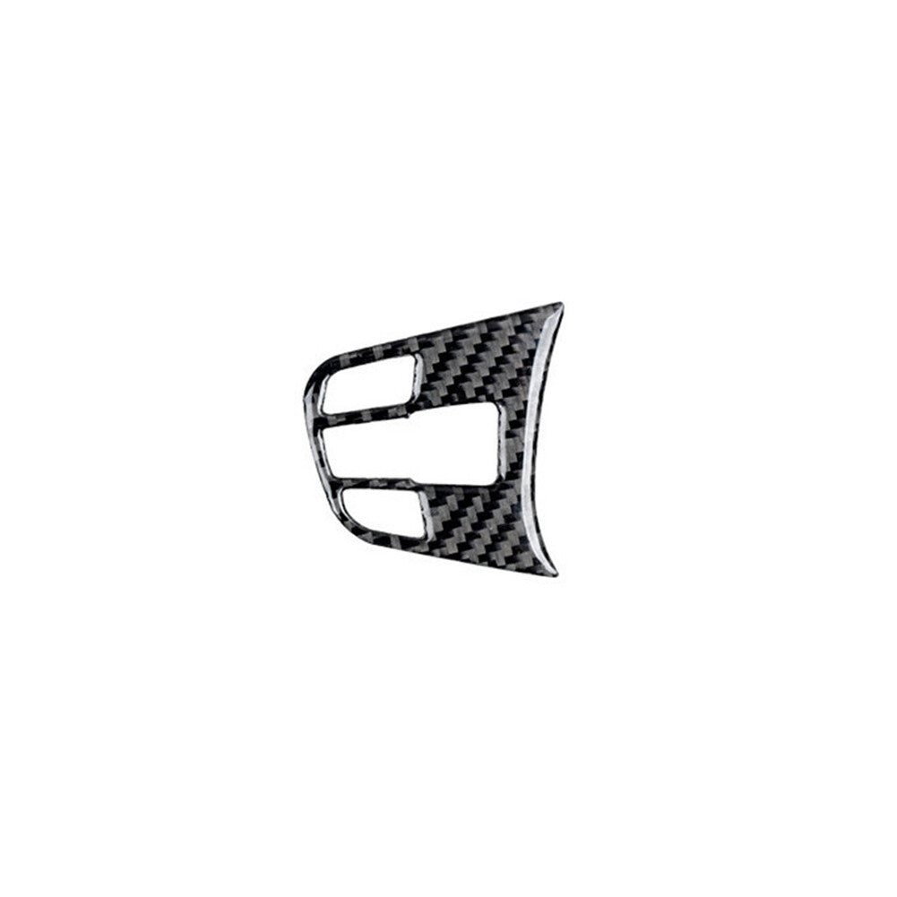 3Pcs Carbon Fiber Interior Steering Wheel Cover Trim for BMW X1 F48 2016-2018