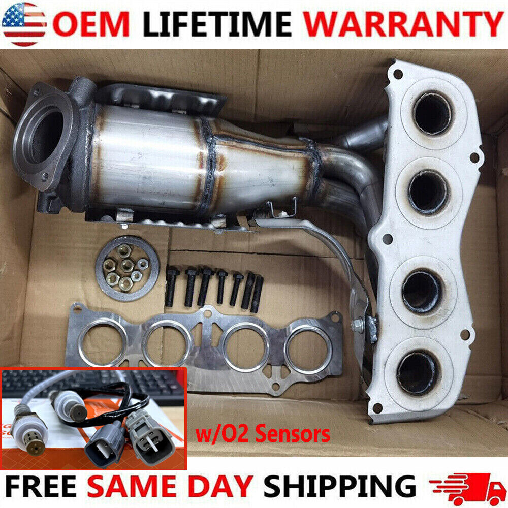 Catalytic Converter w/Up  Downstream O2 Sensors for Toyota for Camry 2002-2006 2.4L