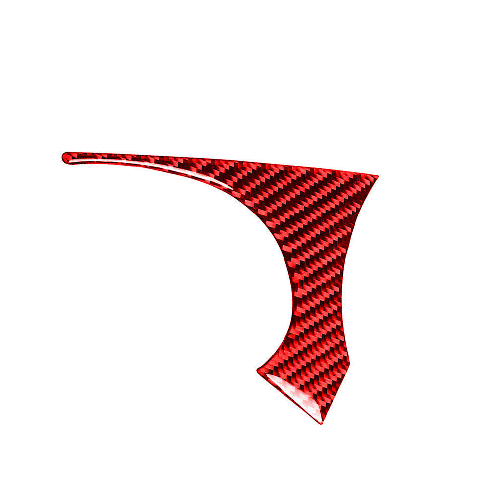 Red Carbon Fiber Speedometer Cover Trim Sticker for Mitsubishi Lancer 2008-2015