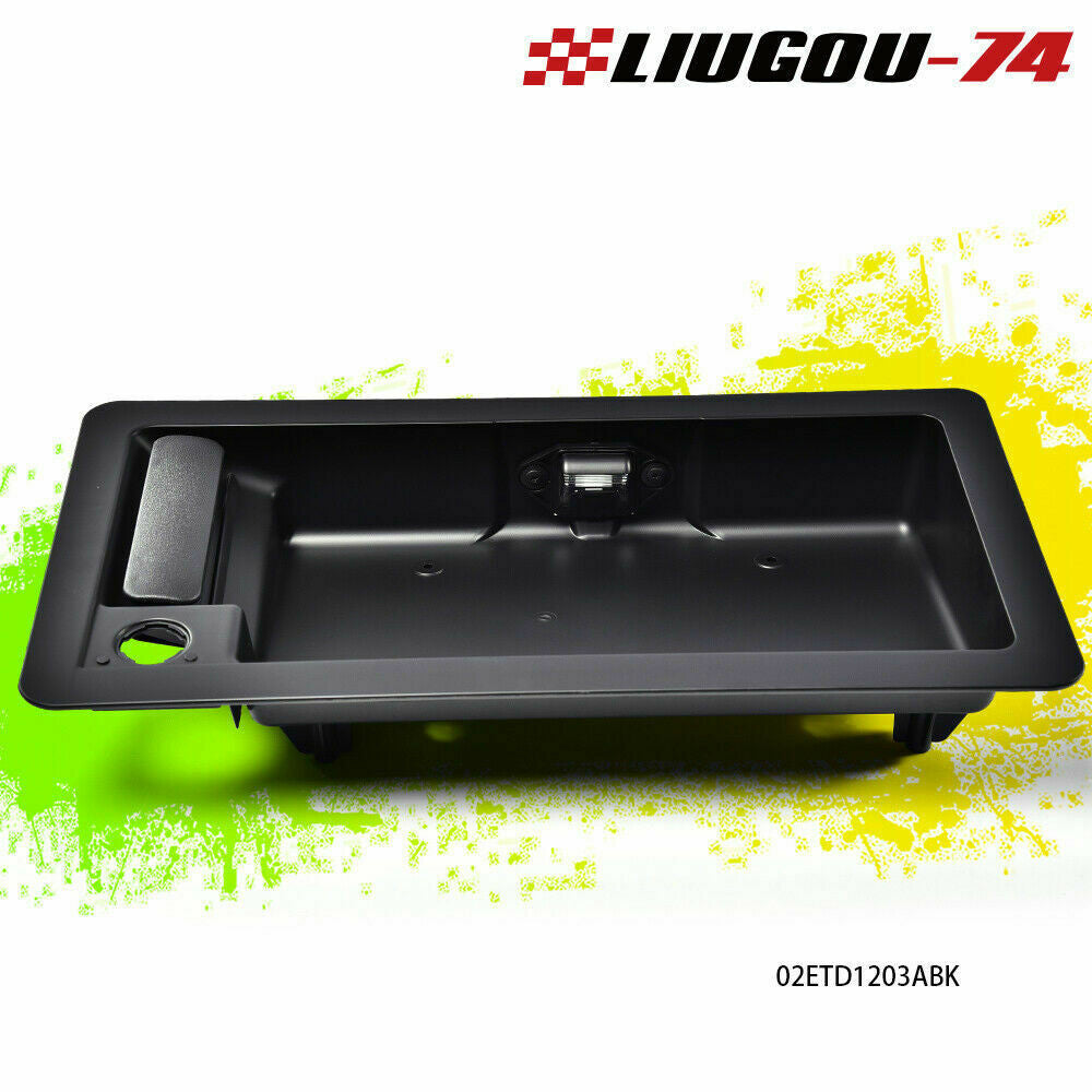 Brand new exterior cargo door handle and license plate bracket suitable for Ford E150, E250, E350.