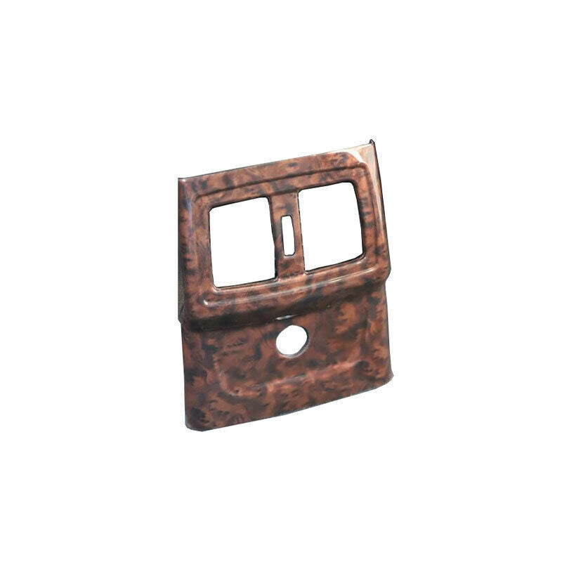 for BMW X1 F48 2016-2019 Brown Wood Rear Air Outlet Anti-Kick Panel Vent Trim 1P