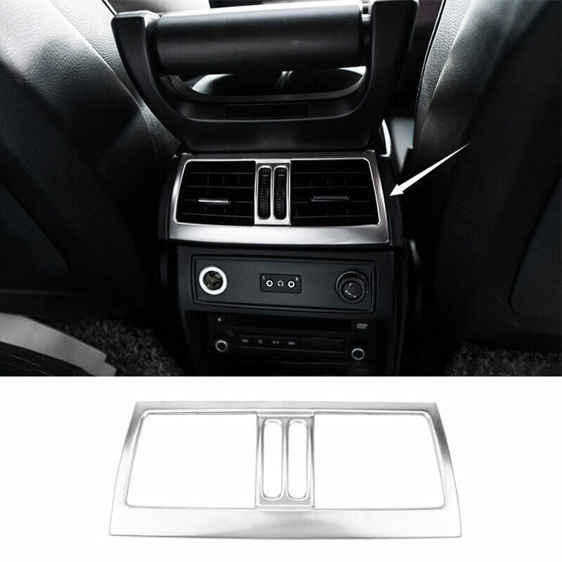 for BMW X5 X6 E70 E71 2009-13 Matt Silver Back Row Air Outlet Vent Cover Trim 1P