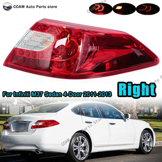The right-side taillight turn signal applies to the for Infiniti M37 sedan 4-door (2011-2013).