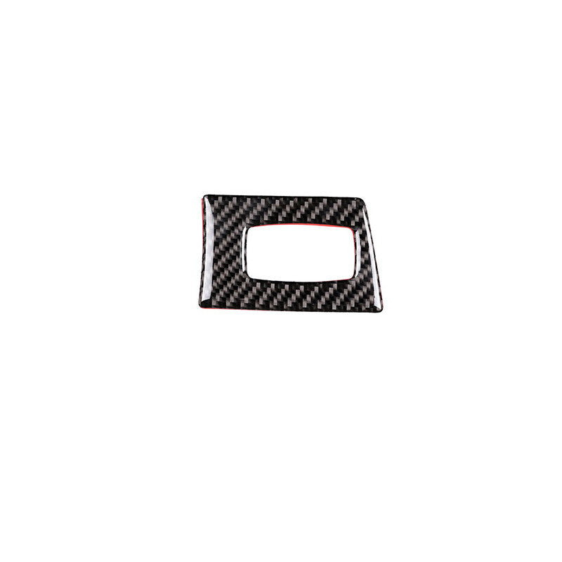Carbon fiber button protective sleeves are suitable for BMW 3 Series E90, E92, and E93 models from 2005 to 2012.