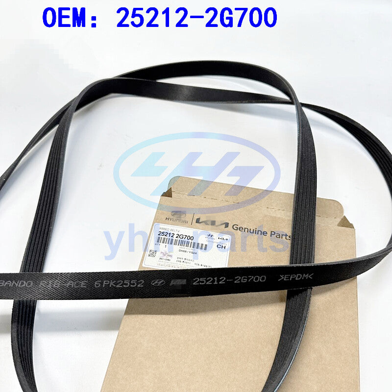 252122G700 Serpentine belt for Hyundai Sonata for Tucson Optima 2011-2014 6PK-2552