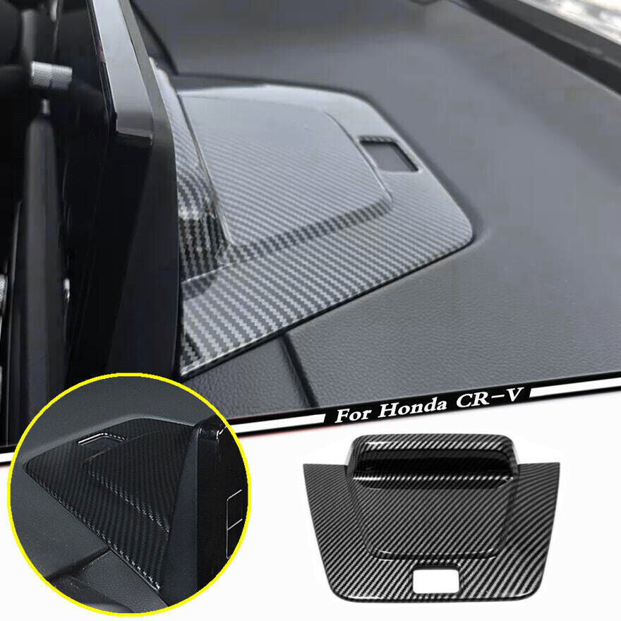 For 2023-2024 for Honda CR-V Carbon Interior GPS Navigation Panel Back Cover Trim