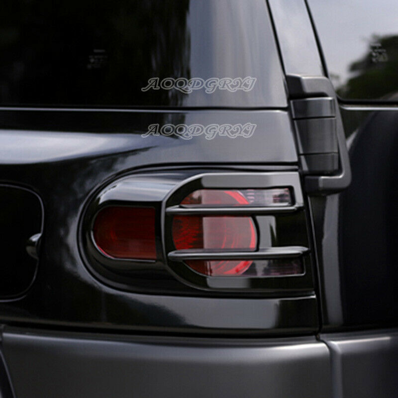 for Toyota FJ Cruiser 2007-2021 Glossy Black Exterior Tail Light Lamp Frame Trim