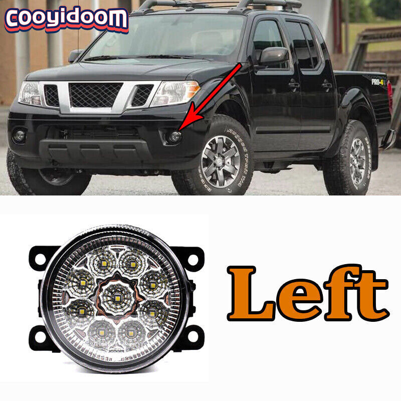 For 2010-2019 for Nissan Frontier Driving Bumper Left Fog Lights Lamps Wiring Switch