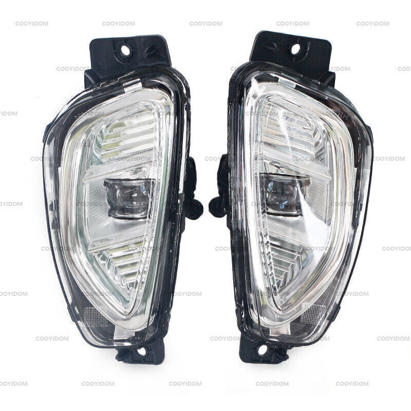 1Set LED Fog Light Fog Lamps W/Cover Bezel Switch Wire For 2020-2022 for Ford Escape