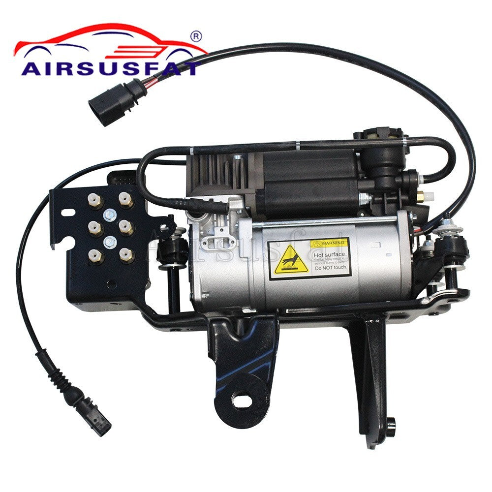 Air suspension compressor with valve for seat suitable for Audi A6, Allroad, Quattro, and C6 (06-11-)