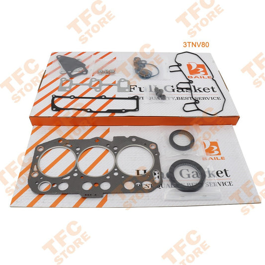 New Overhaul Full Gasket Set Kit For Yanmar 3TNV80 3TNV80F Engine