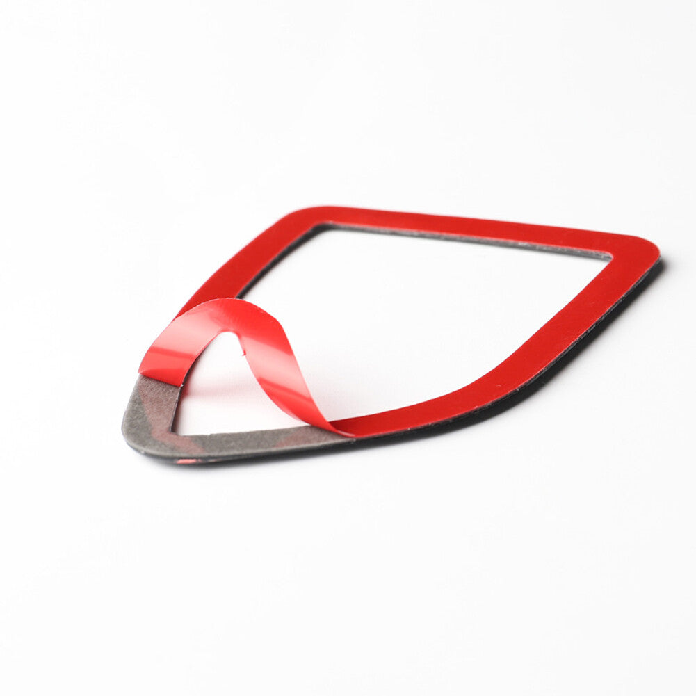 Red Carbon Fiber Console Air Vent Outlet Trim Cover for BMW 3 Series F30 F34