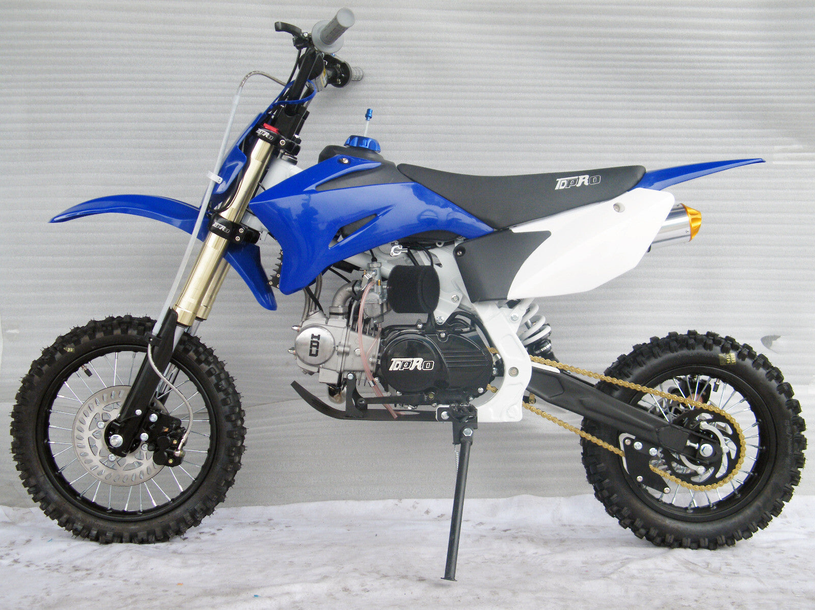 Blue plastic fairing kit mudguards for Yamaha TTR110E/TTR 110 Pit Dirt bike path