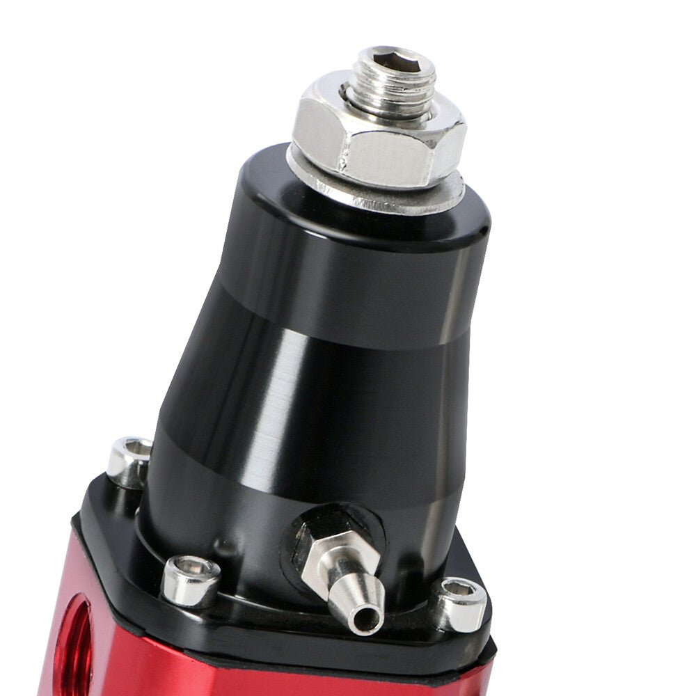 Inline Fuel Pressure Regulator Adjust FPR 3-65 PSI 3/8'' IN/OUT/Return Bypass
