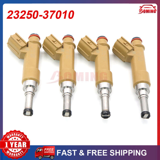 4X New 23250-37010 Fuel Injectors for Toyota for Corolla 2009-2015 1.8L 23250-39146