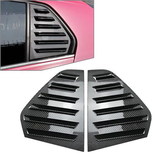 Rear Window Side Vent Shutter Louver Cover Trim for VW for Golf 8 MK8 2020-2022 2pcs