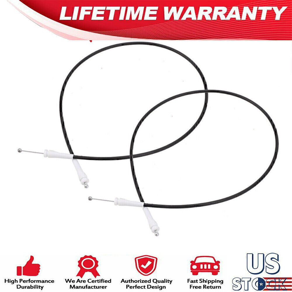 Side Cargo Door Left UpperLower Door Latch Release Cable for Ford E150 250 350
