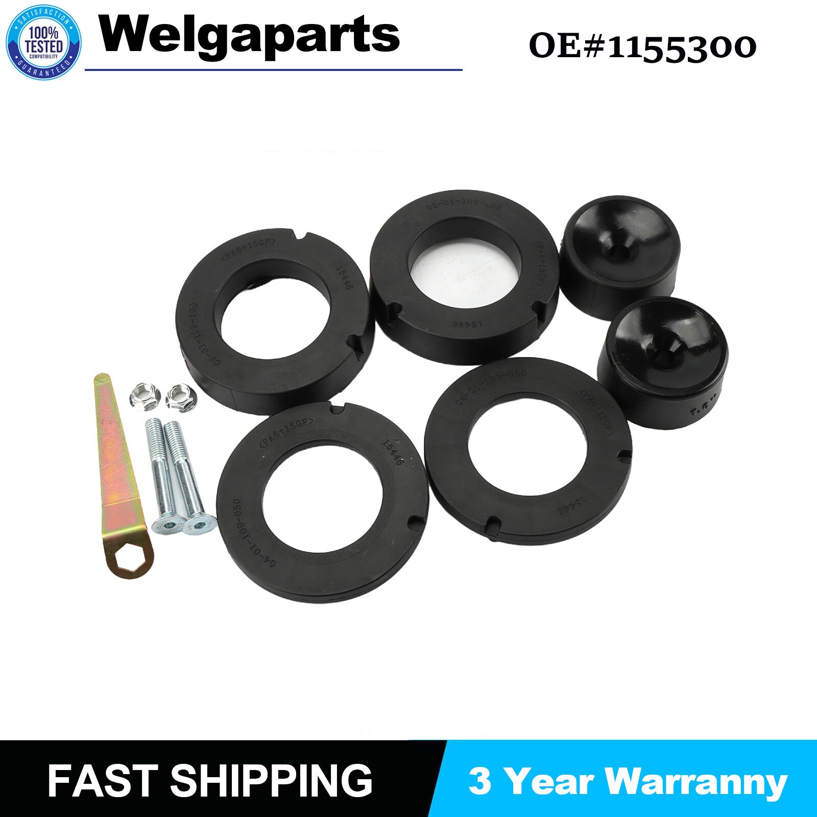 for Jeep JT Gladiator 2020 -2022 1.5 Performance Spacer Leveling Kit 1155300