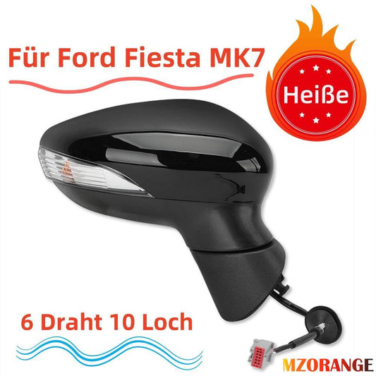 F¨¹r for Ford Fiesta MK7 2013-2017 6 Pins Rechte Au?enspiegel Elektronisch Beheizt