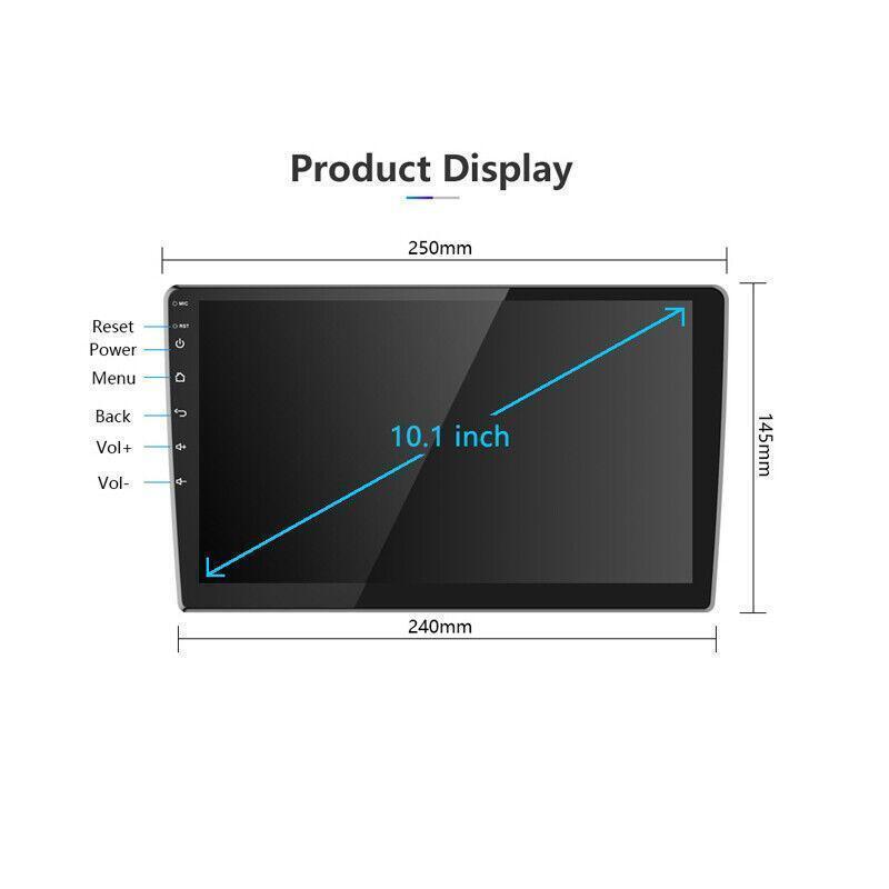 Auto Mirror link WiFi+GPS Navigation 10 inch 2+32G Android 11 2 Din Stereo Radio