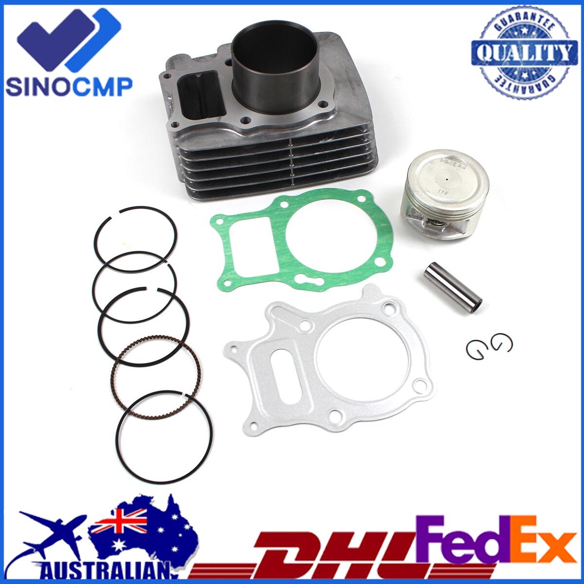 Cylinder Piston Top End Kit for Honda Recon Sportrax TRX 250 TRX250X 1997-2019