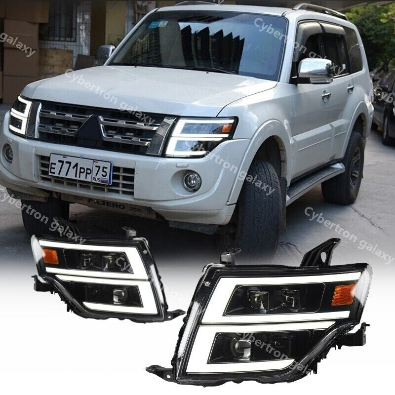 LED headlight upgrades for Pajero V97 2006 - 2021 V93 and Montero V95 dynamic lights.