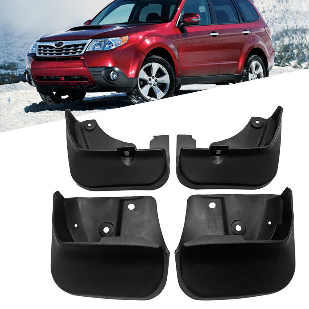 for Subaru Forester 2008-2013 2012 Front Rear Splash Guards Mudguards Mud Flaps