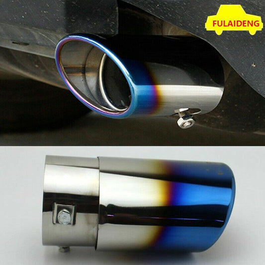 1x Steel Exhaust Muffler Tail Pipe Tip Tailpipe Trim for Jeep Patriot 2007-2017