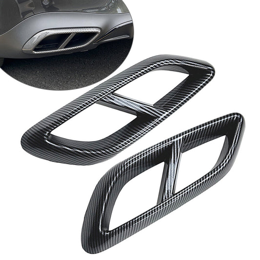 Rear Throat Exhaust Pipe Outlet Cover Trim for Mercedes-Benz CLE Coupe 2024+ 24