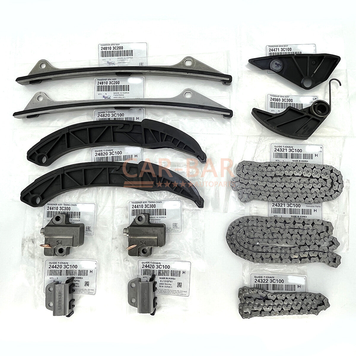 Engine Timing Chain Kit for Hyundai Sonata Santa Fe for Kia Amanti Sedona 3.3L 3.5L