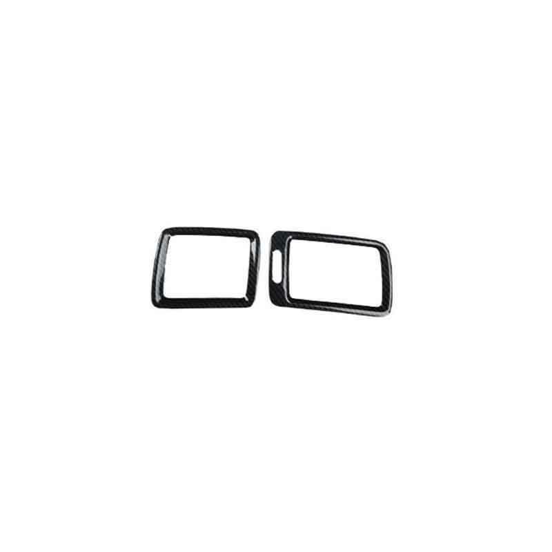 LR AC Air Outlet Vent Cover Trim 2 for Honda for Civic 8th 2006-2011 Carbon Fiber