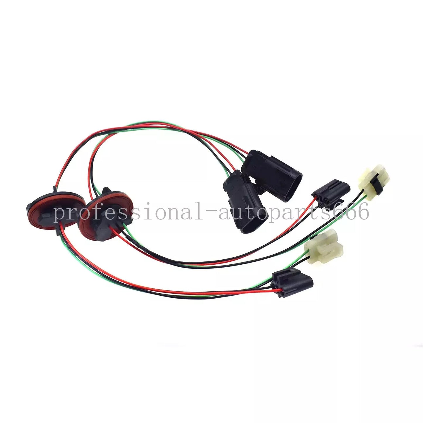 Left/right headlight wiring harness for Dodge for Ram 1500 2500 quad halogen lamps