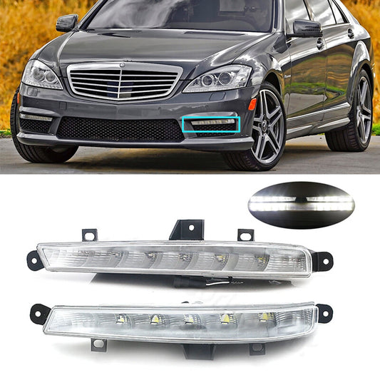 1 Pair Daytime Running Light Fog Light for Mercedes-Benz W221 S63 AMG 2009-2013