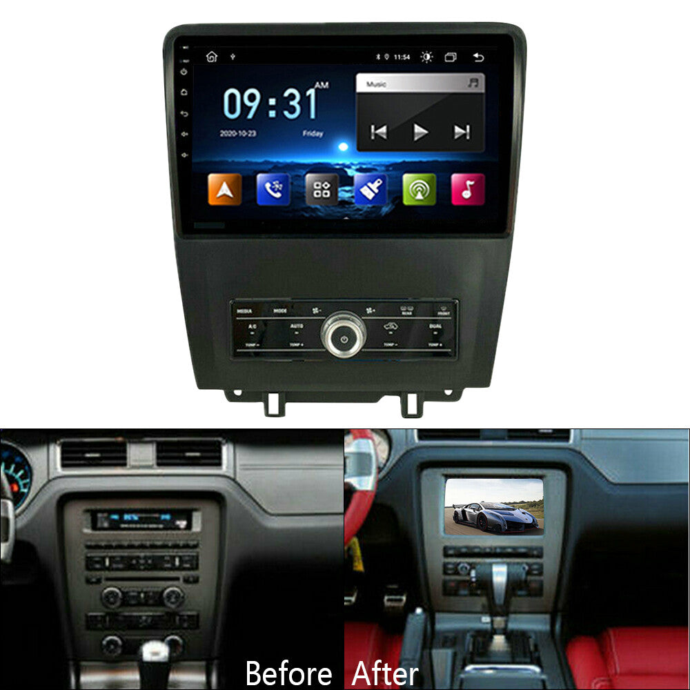 Stereo Radio 10.1 Android Head Unit GPS Player 2+32G for Mustang 2010-2014